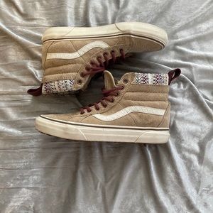 VANS SK8-Hi MTE Scotchguard Knit Suede Shoes High Tops 5.5 Men 7 Women Unisex.